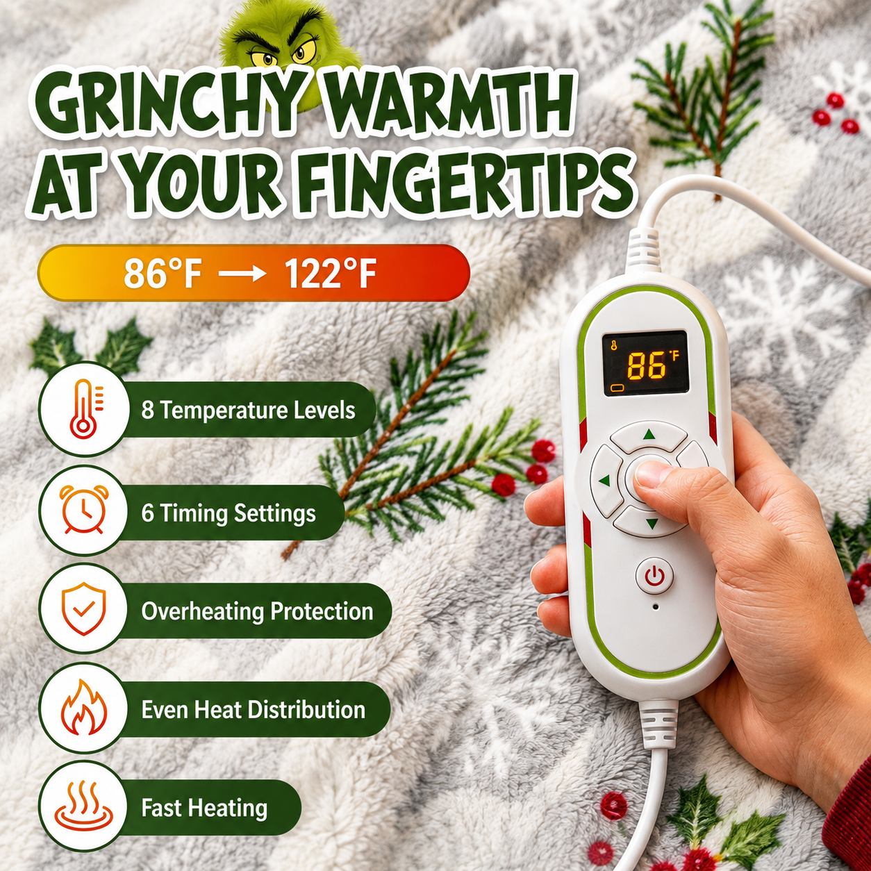 GrumpHug™ Heated Robe